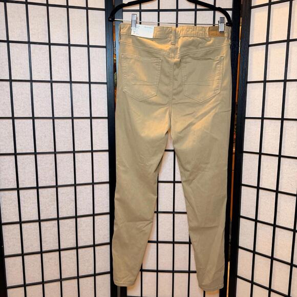 NTW American Eagle Hi Rise Jegging Jeans Size 10 Brown Tan Stretch - Picture 4 of 13